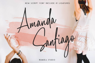 Amanda Santiago: A Handcrafted Script Font for Branding