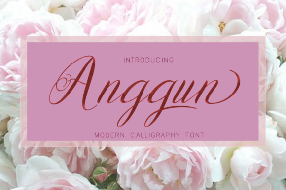 Anggun Script: A Modern Script Font for Branding