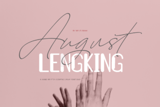 August Duo: A Modern Script Font Review