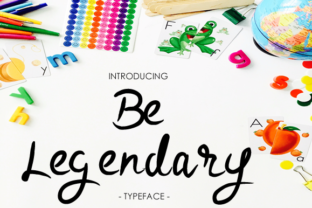 Be Legendary: A Bold Script Font for Feminine Branding