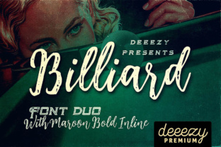 Billiard Font Duo: A Retro Script for Editorial Design