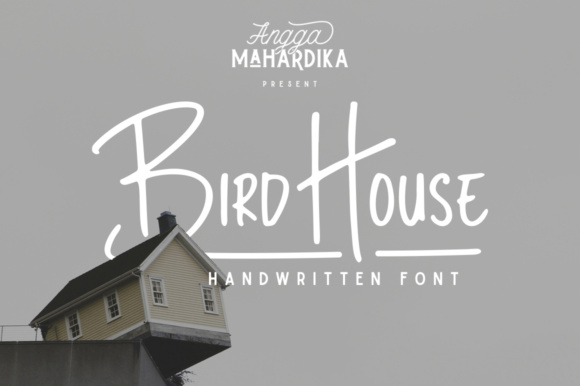 Bird House: A Handwritten Font for Editorial Design