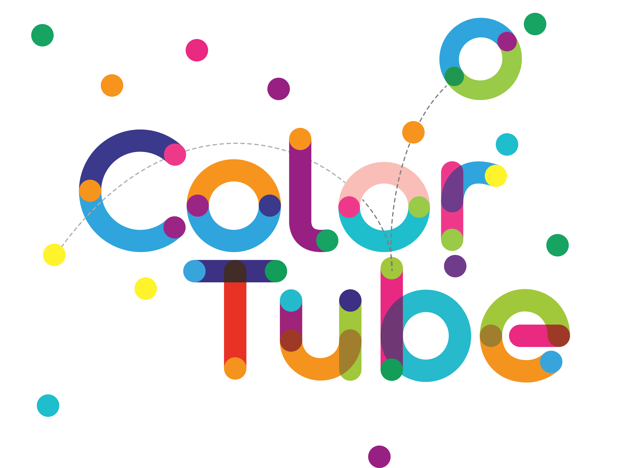 Color Tube Pro Font for Creative Makers
