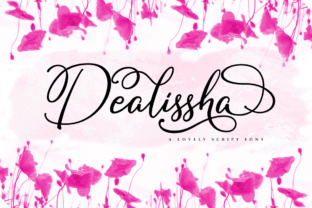 Dealissha Script: A Feminine Typeface for Elegant Branding