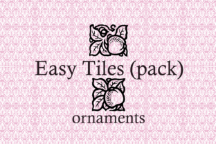 Easy Tiles: A Decorative Font for Digital Design