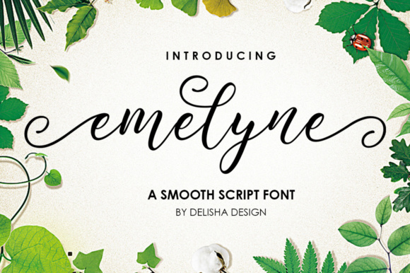 Emelyne Script Font for Modern Campaigns
