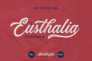 Eusthalia: A Script Font for Vintage Branding