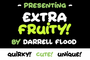Extra Fruity: A Jelly-Like Script Font Review