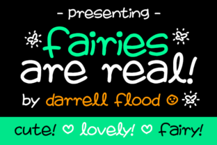 Fairies Are Real: A Hand-Drawn Font for Editorial Design