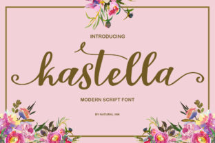Kastella: A Modern Script Font for Editorial Design