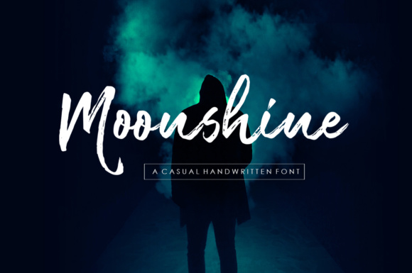 Moonshine Brush Script for Modern Web Design