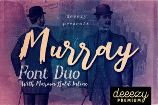 Murray Script Font Duo for Crafters