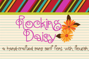 Rocking Daisy: A Whimsical Sans Serif Font for Editorial Design
