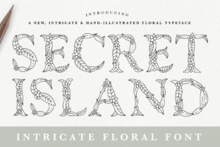 Secret Island: A Hand Illustrated Display Font Review