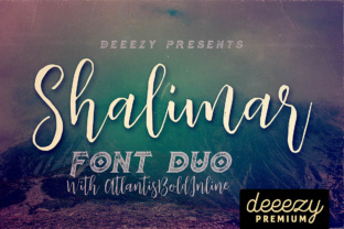 Shalimar Font Duo: Retro Style for Campaigns