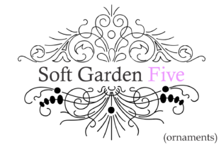 Soft Garden Five: A Decorative Font for Editorial Design