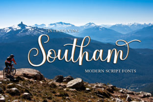 Southam: A Modern Script Font for Makers