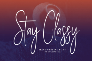 Stay Classy: A Modern Handwritten Script Font for Branding