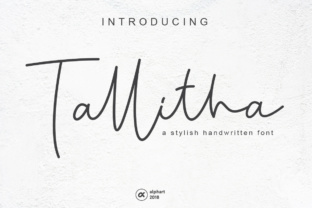 Tallitha: A Stylish Handwritten Font for Modern Brands