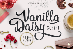 Vanilla Daisy: A Script Font Review for Brand Identity