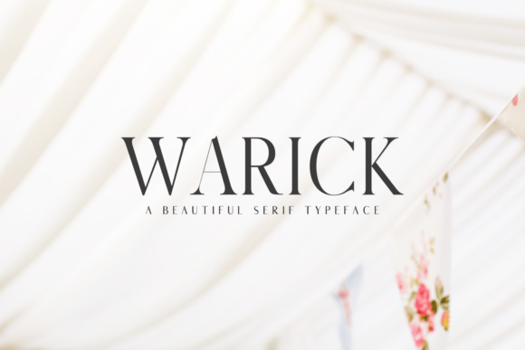 Warick: A Modern Serif Font for Classy Branding